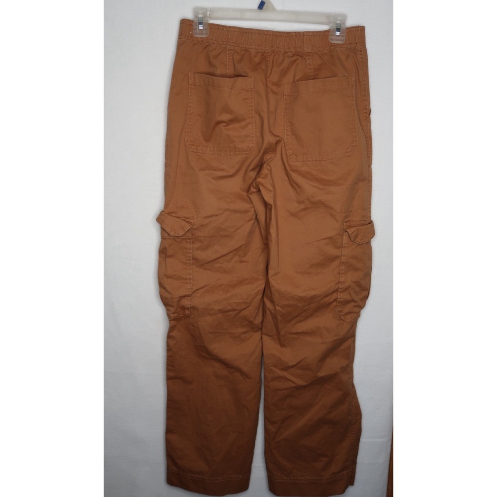 Abercrombie & Fitch Cargo Pants‎ Womens Sz 6 Brown Utility Straight Leg Y2K EUC - Picture 8 of 8